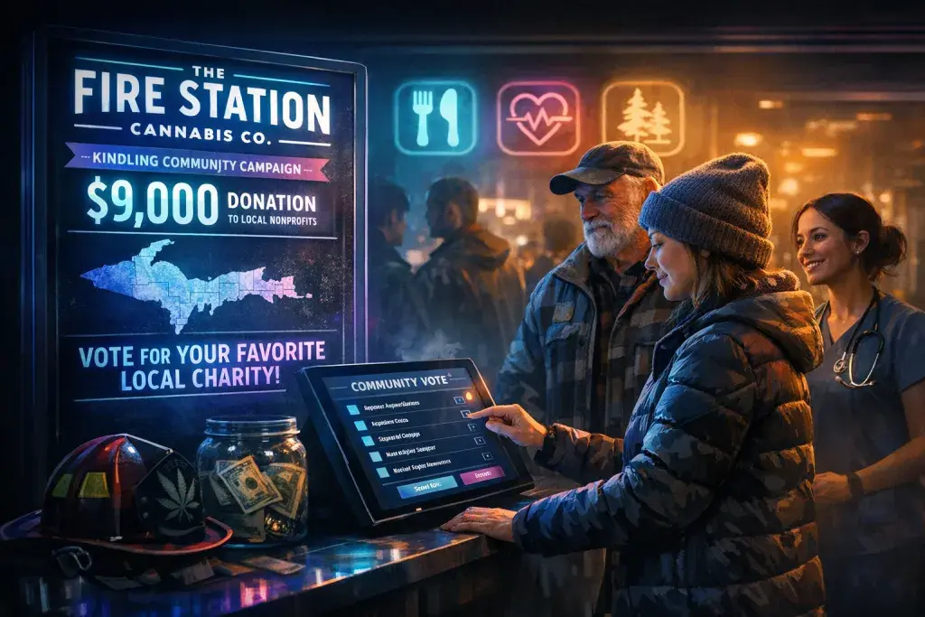 Fire Station Cannabis Co. Donates $9,000 to Upper Peninsula Nonprofits via Community Vote