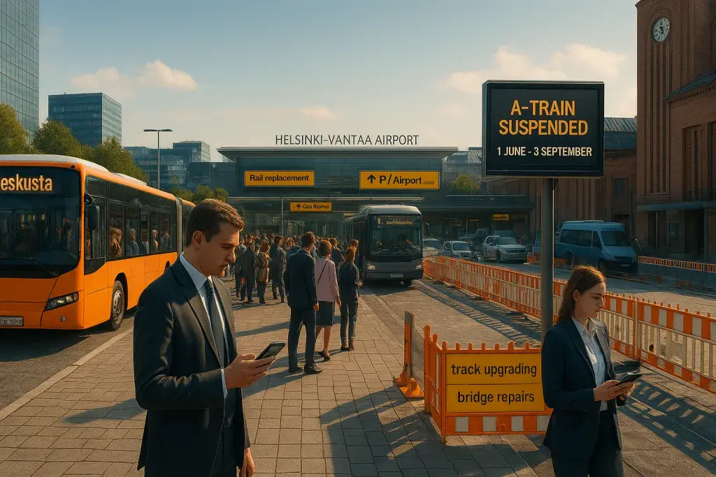 Helsinki Rail Disruptions Force Business Travellers to Rethink Summer Itineraries