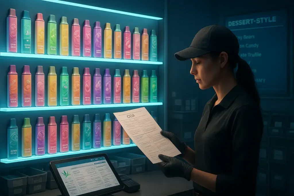 Sweet Flavor Profiles Push Disposable Vape Brands Toward Confectionery-Driven Design