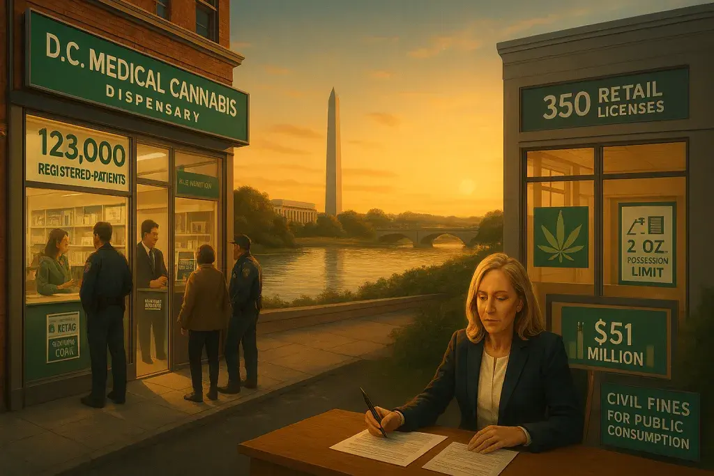 D.C. Medical Cannabis Hits Record Patient Enrollment as Virginia Prepares Retail Launch