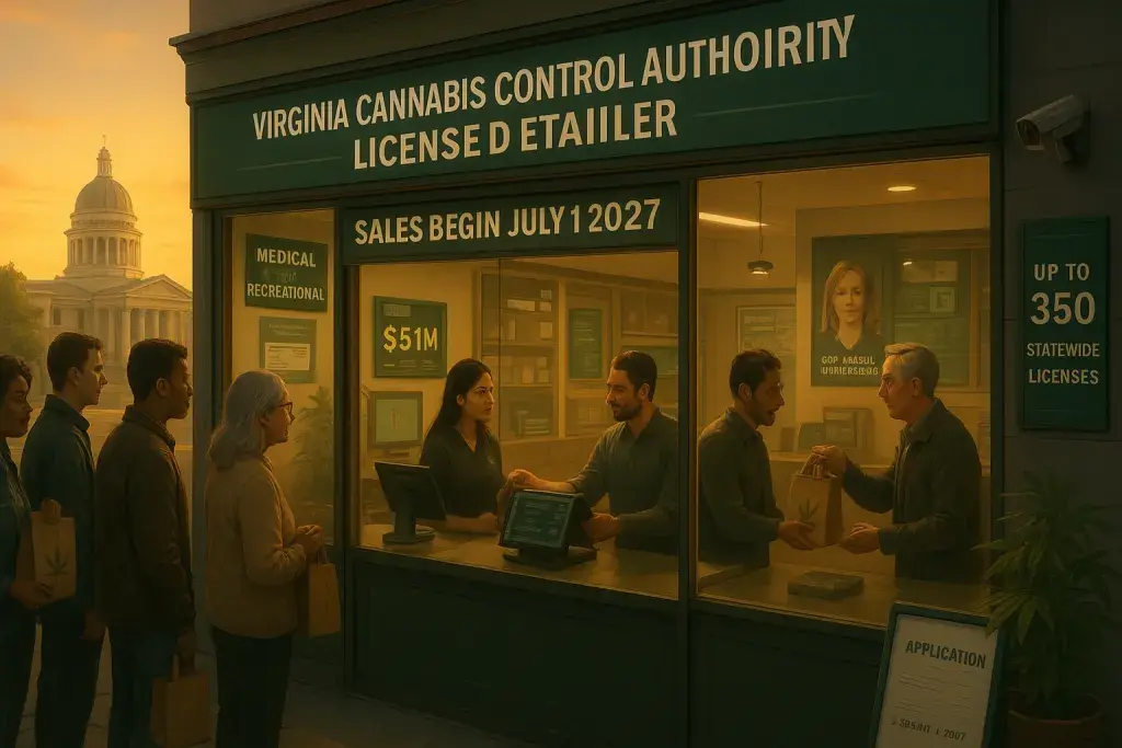 Virginia Clears Path for Adult-Use Retail, Setting Up a Licensing Race by 2027