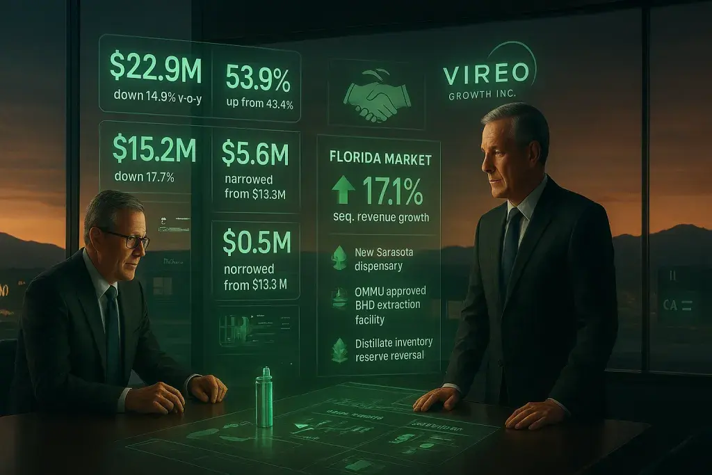 Planet 13 Narrows Losses in Q2 While Awaiting Vireo Merger Close