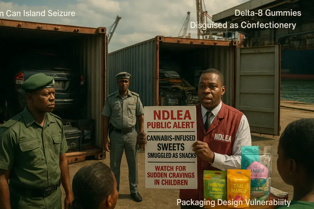 Nigerian Drug Agency Flags Cannabis-Infused Sweets Smuggled as Snacks