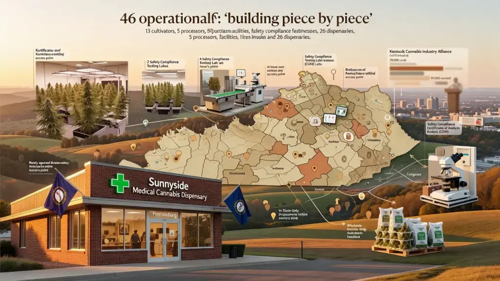 Kentucky's Medical Cannabis Market Hits the Halfway Mark on Openings