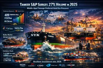 Tanker S&P Activity Surges in 2025 with 27% Volume Growth