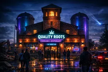 Quality Roots Transforms Ypsilanti's Historic Farm Bureau Building into Marijuana Dispensary