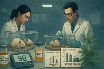 Preclinical Study Links Cannabis Extracts to Weight and Blood Sugar Improvements in Obese Mice